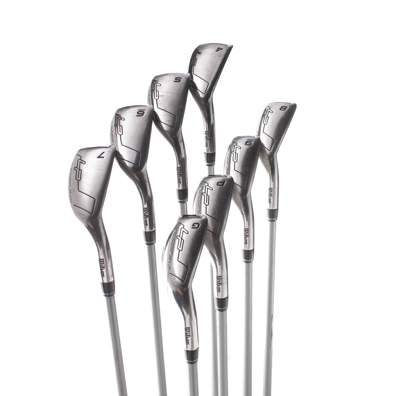 Wilson Staff Launch Pad Graphite Men's Right Irons 4-GW Regular - UST Mamiya Recoil 460 R