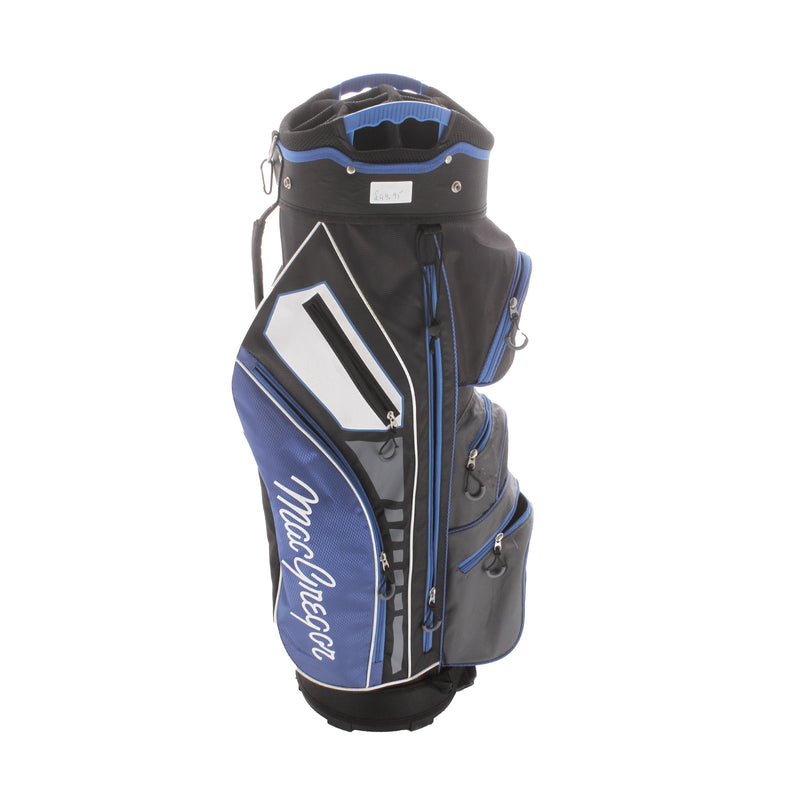 MacGregor Second Hand Cart Bag - Black/White/Blue