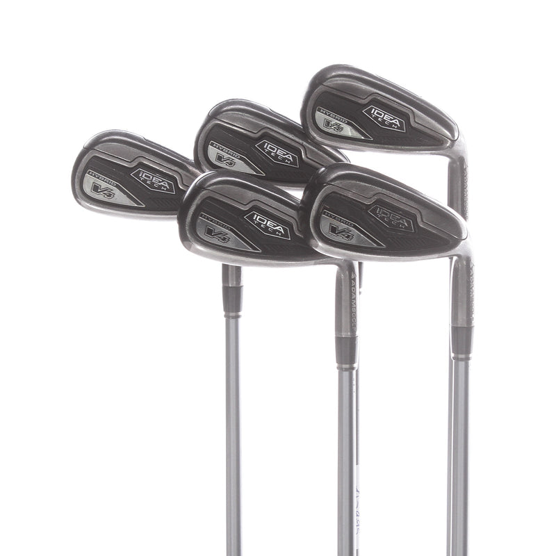 Adams Golf Idea Tech V4 Hybrid Graphite Men's Right Irons 7-GW Regular - Bassara 60 x5ct R