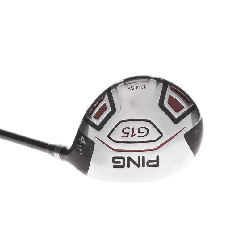 Ping G15 Graphite Men's Right Fairway 4 Wood 17 Degree Stiff - Aldila Serrano 75 S