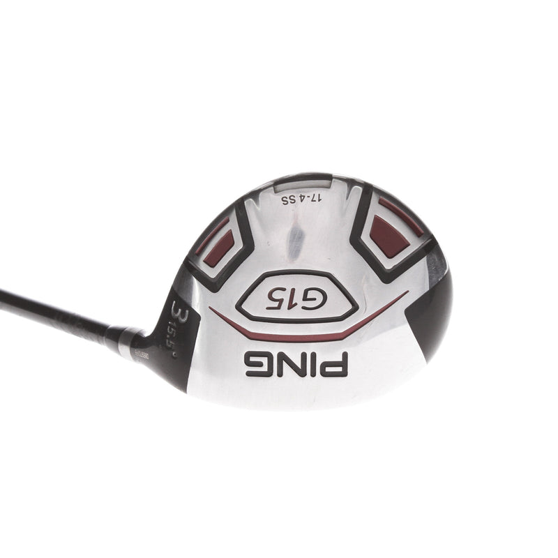 Ping G15 Graphite Men's Right Fairway 3 Wood 15 Degree Regular - Aldila Serrano 75 R