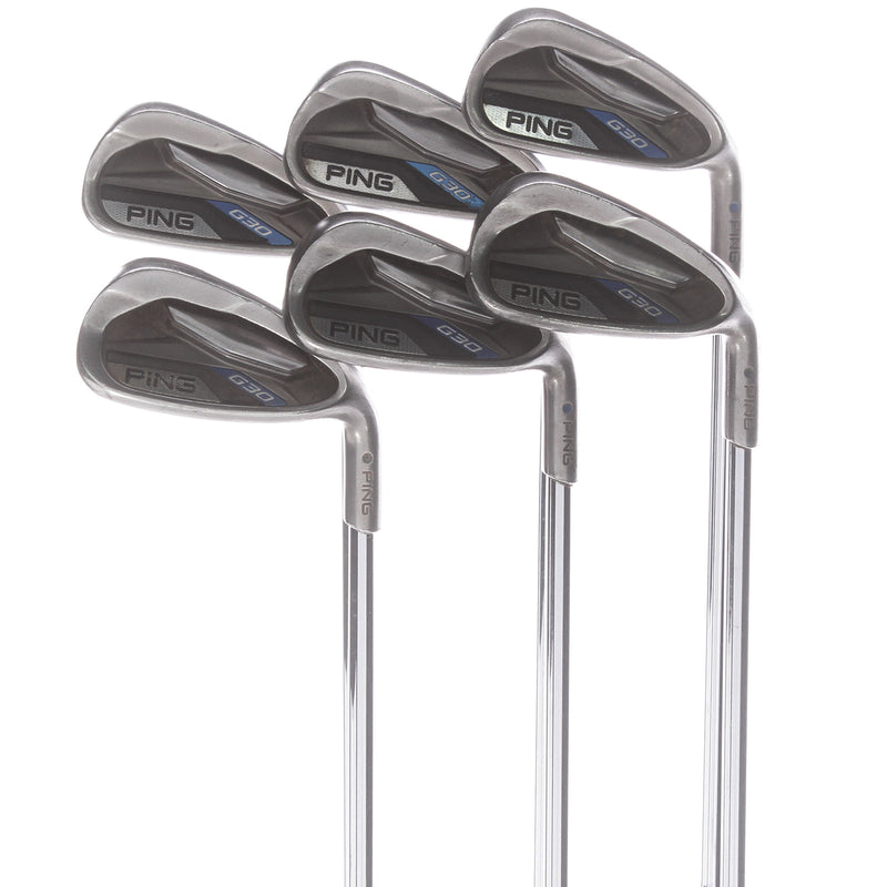 Ping G30 Steel Mens Right Hand Irons 5-PW Blue Dot Regular - Ping CFS Distance R