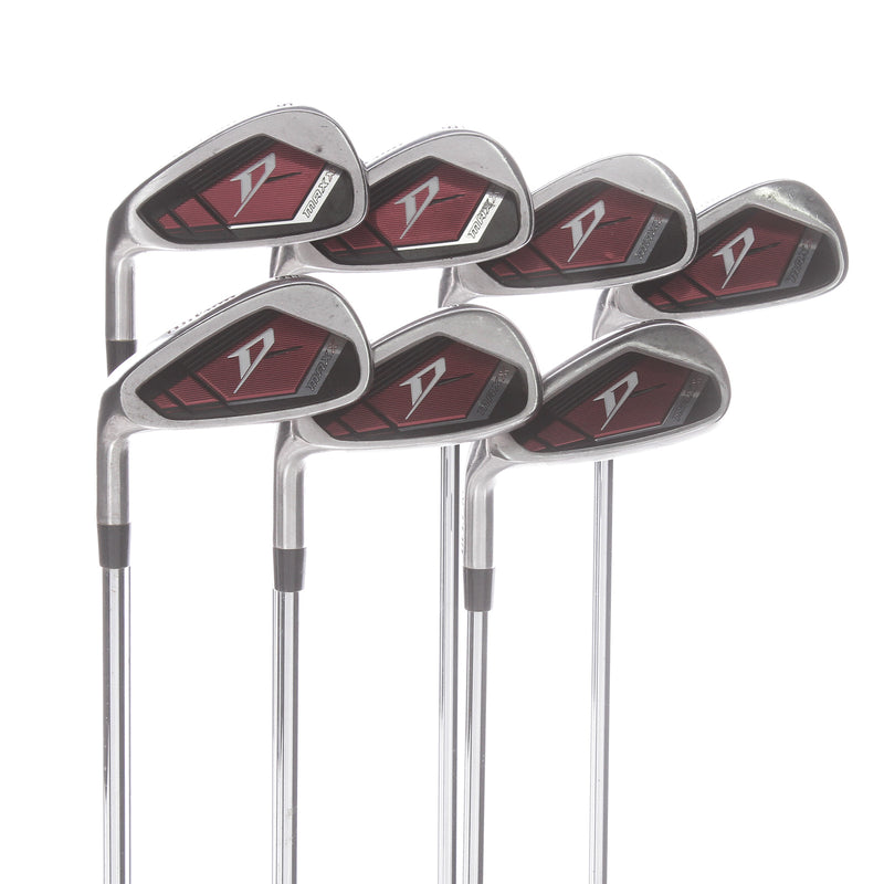 Wilson Deep Red Maxx Steel Mens Left Hand Irons 5-SW Regular - Wilson