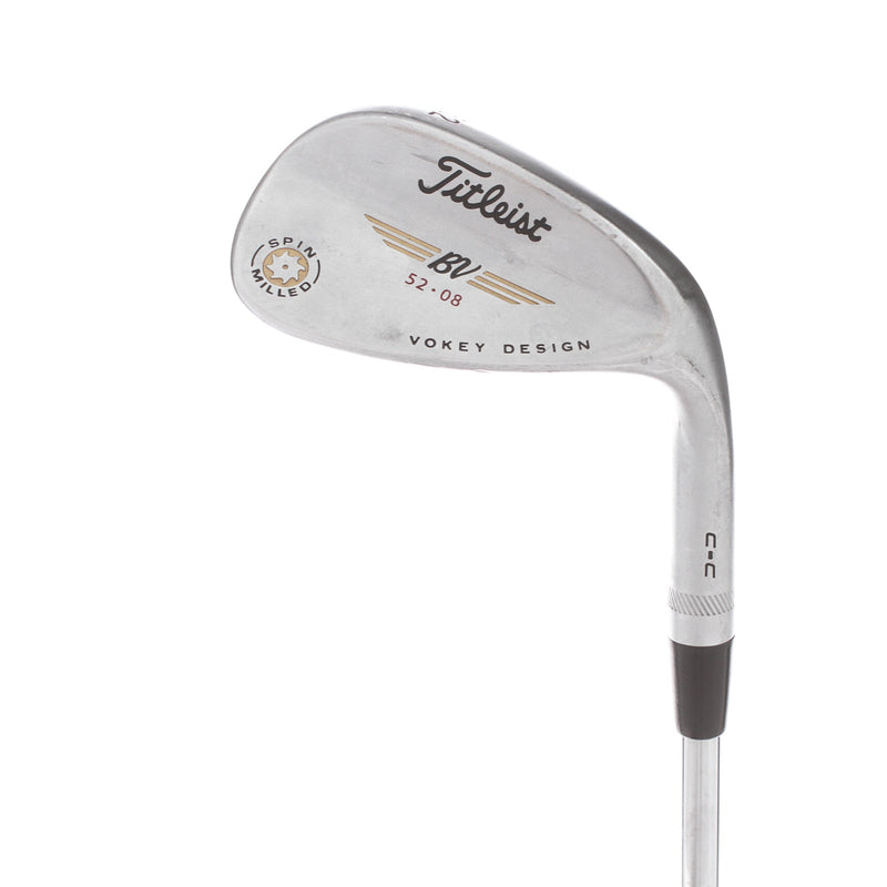 Titleist Vokey Spin Milled Steel Mens Right Hand Gap Wedge 52* 08 Bounce Wedge - Vokey Design Wedge