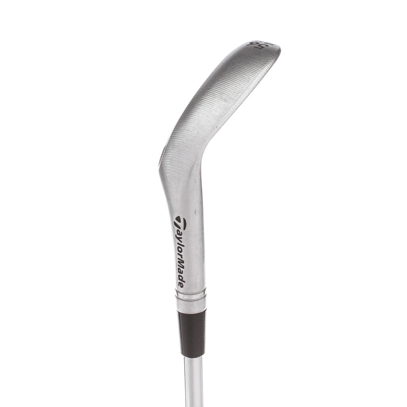 TaylorMade Milled Grind 3 Chrome Raw Steel Mens Right Hand Sand Wedge 56* 12 Bounce Extra Stiff - KBS Tour X