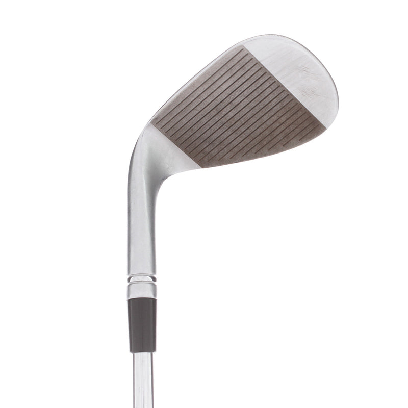 TaylorMade Milled Grind 3 Chrome Raw Steel Mens Right Hand Lob Wedge 60* 8 Bounce Extra Stiff - KBS Tour X