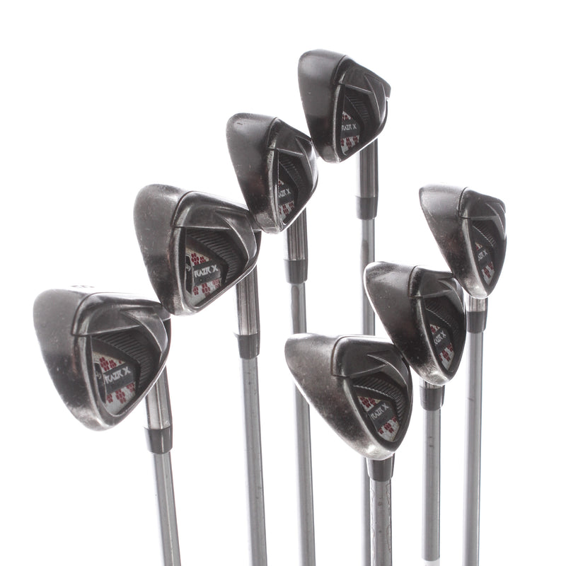 Callaway RAZR X Black Graphite Ladies Right Hand Irons 5-SW Ladies - Callaway 50g W