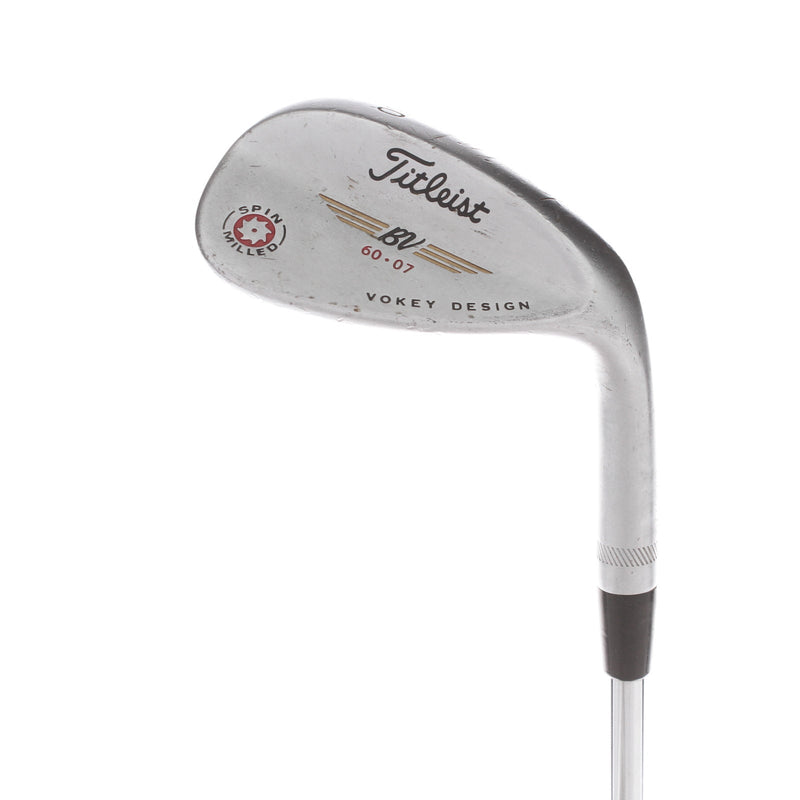 Titleist Vokey Spin Milled Steel Men's Right Lob Wedge 60 Degree 7 Bounce Wedge - BV Vokey