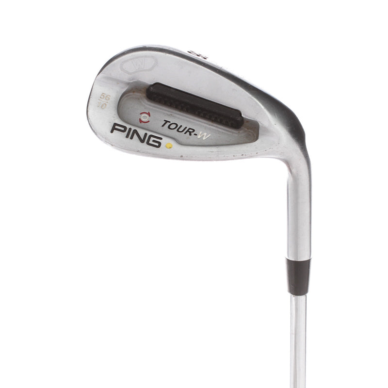 Ping Tour-W Steel Mens Right Hand Sand Wedge Yellow Dot 56* 10 Bounce Stiff -