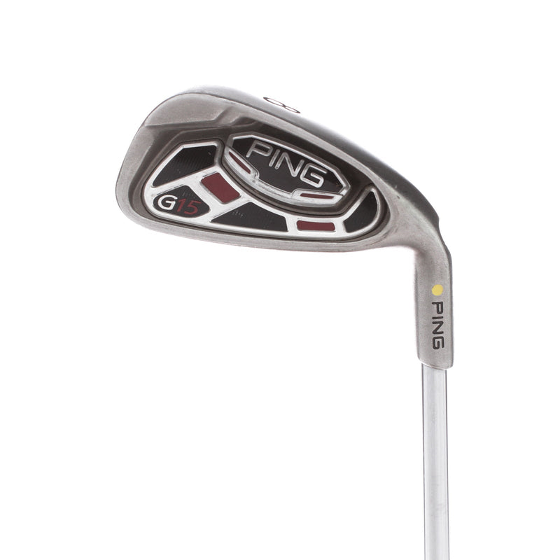 Ping G15 Steel Mens Right Hand 8 Iron Yellow Dot Senior - Ping AWT