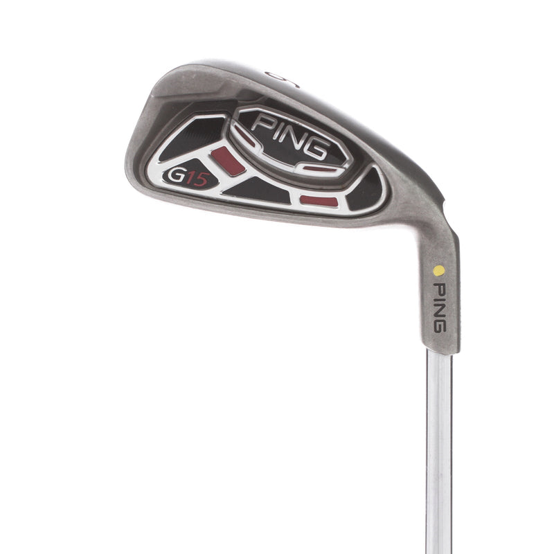 Ping G15 Steel Mens Right Hand 6 Iron Yellow Dot Senior - Ping AWT