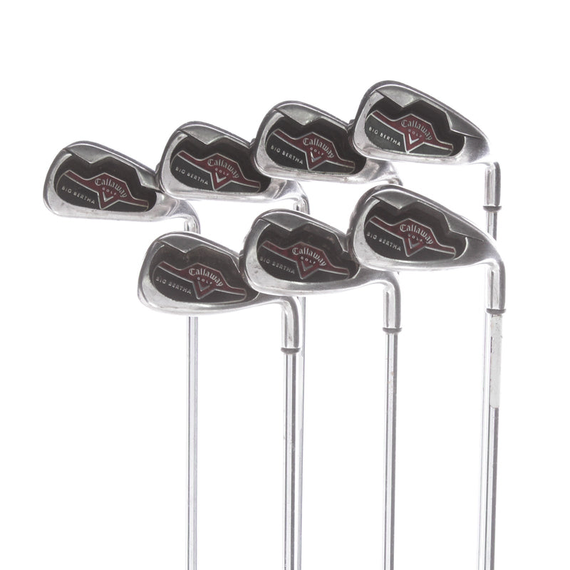 Callaway Big Bertha 2008 Steel Mens Right Hand Irons 4-PW Regular - Callaway