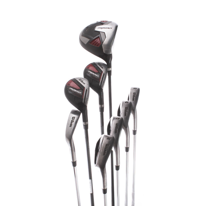 Wilson Pro Staff Combo Steel/Graphite Mens Right Hand Package Set Regular - Wilson