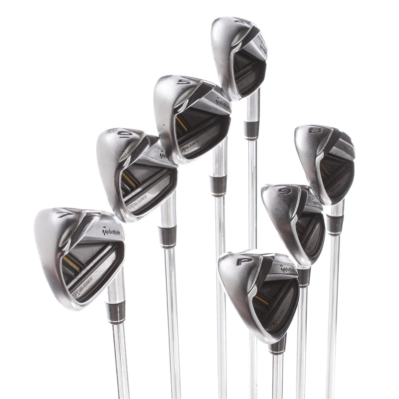 TaylorMade RBladez Steel Mens Right Hand Irons 4-PW Extra Stiff - RocketFuel 85 S