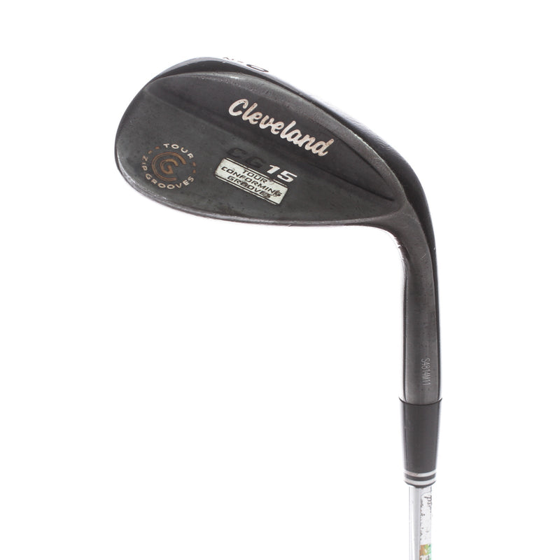 Cleveland CG16 Black Steel Mens Right Hand Lob Wedge 60* 12 Bounce Wedge - Cleveland