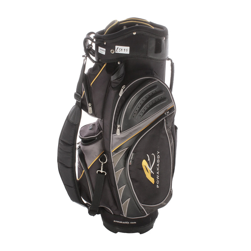 Powaakaddy Cart Bag - Black/Yellow