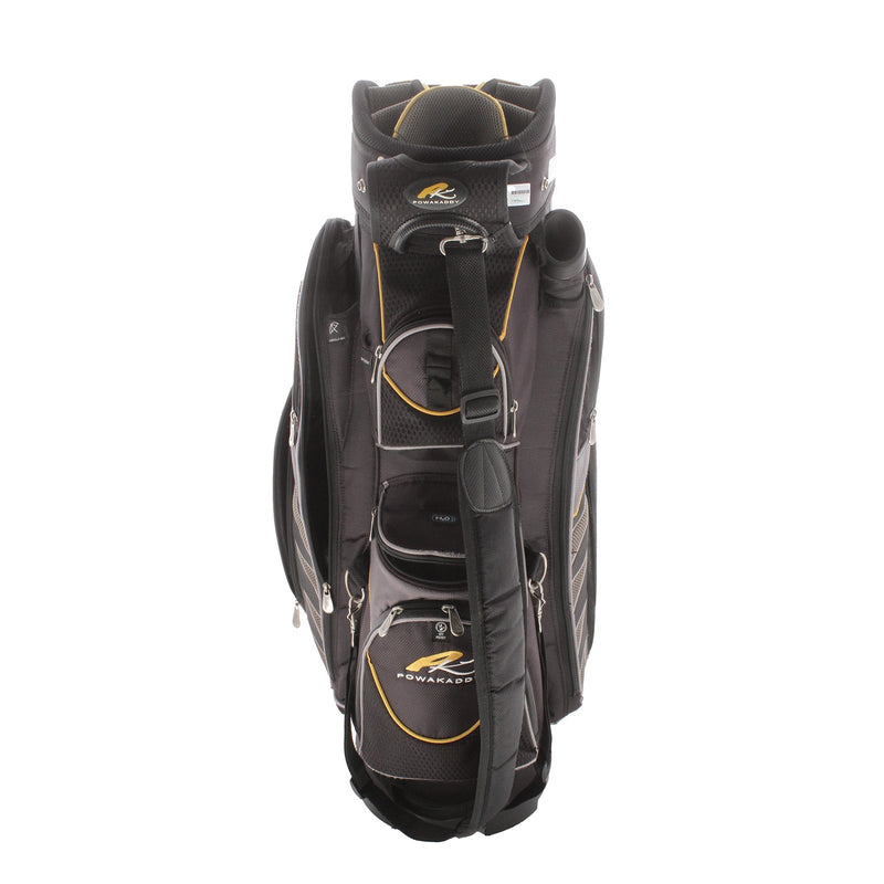 Powaakaddy Cart Bag - Black/Yellow