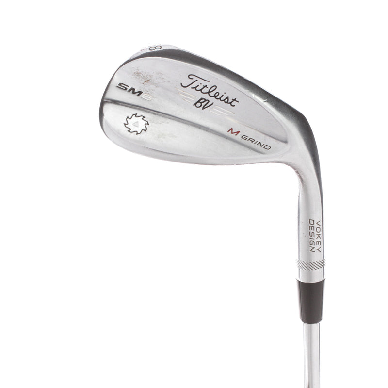 Titleist Vokey SM6 Steel Mens Right Hand Lob Wedge 58* 8 Bounce M Grind Wedge - BV Vokey