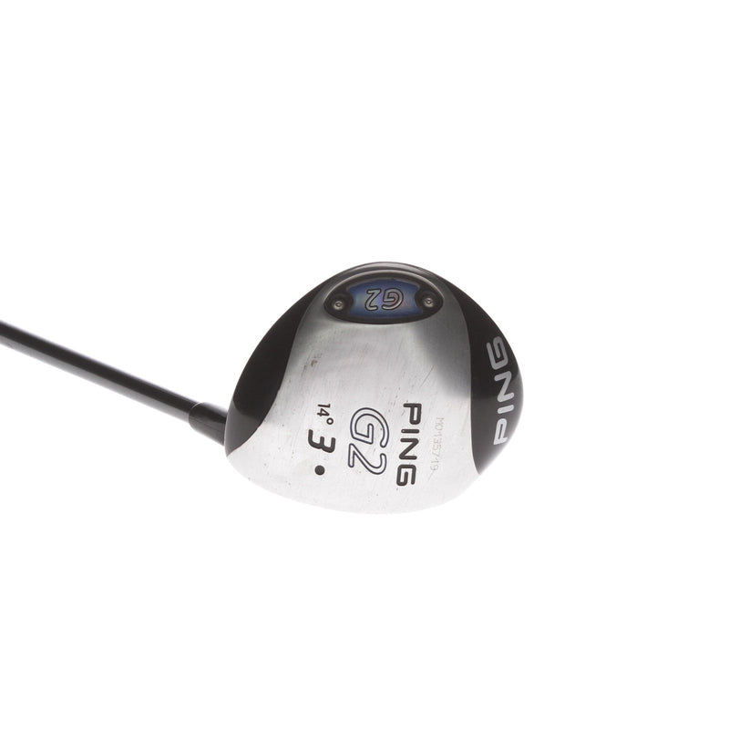 Ping G2 Graphite Mens Right Hand Fairway 3 Wood 14* Regular - Ping TFC 100