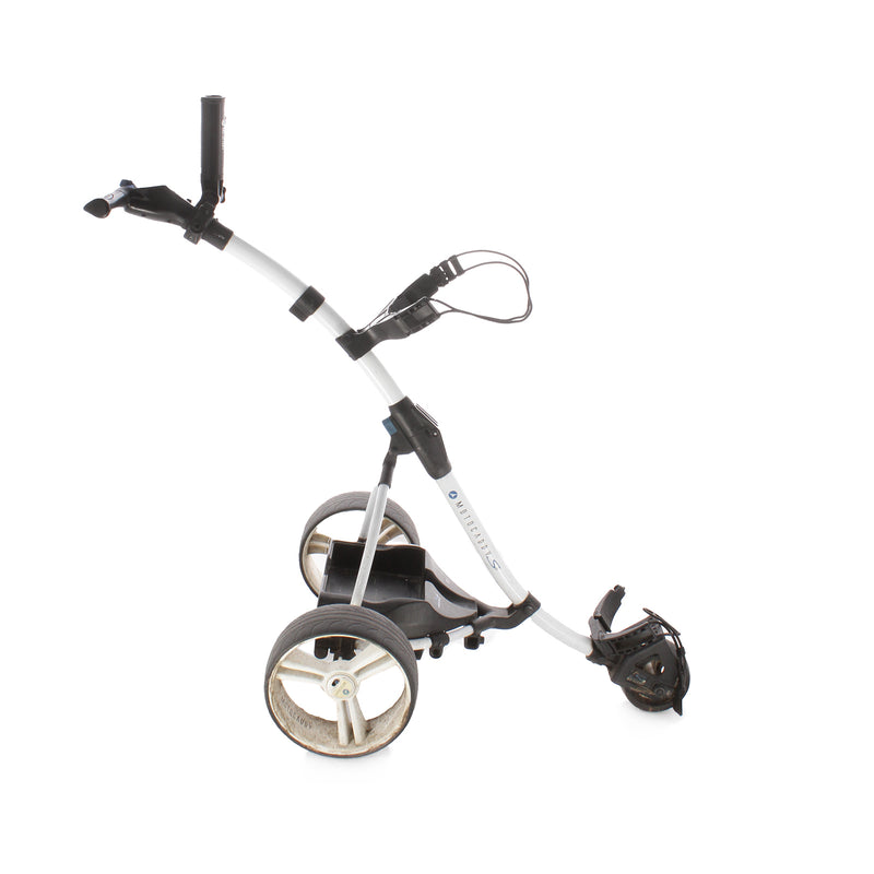 Motocaddy S3 3-Wheel Electric Trolley 18 Hole Lithium - White/Black/Blue