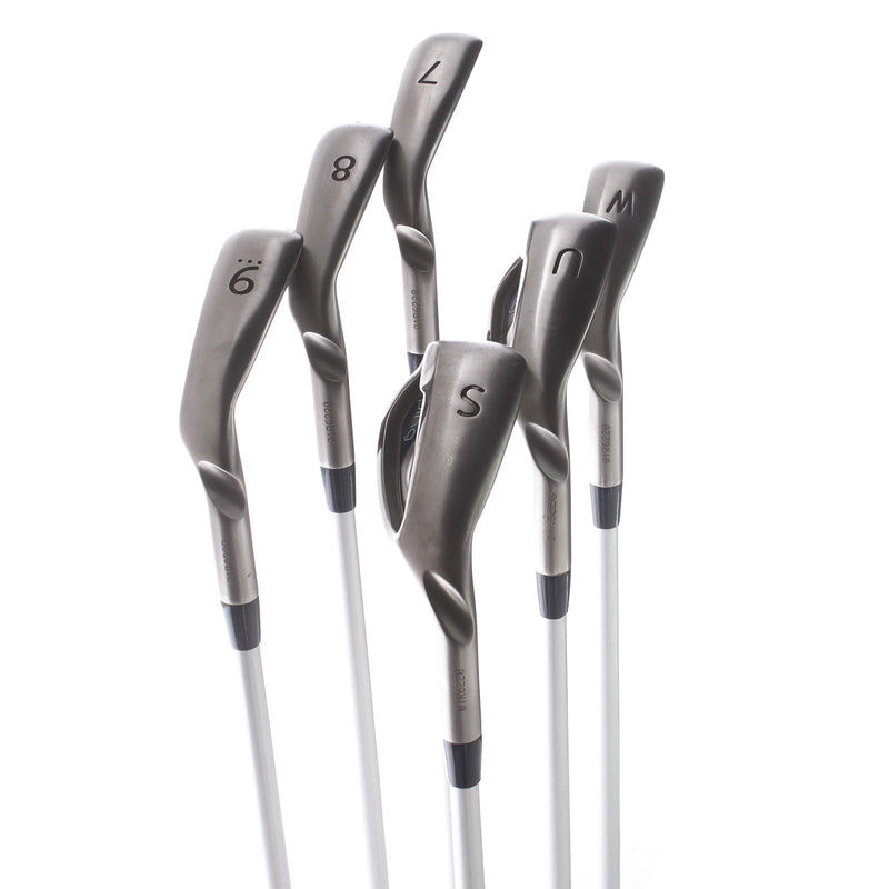 Ping G Le Graphite Ladies Right Hand Irons 7-PW+UW+SW Orange Dot Ladies - Ping ULT230