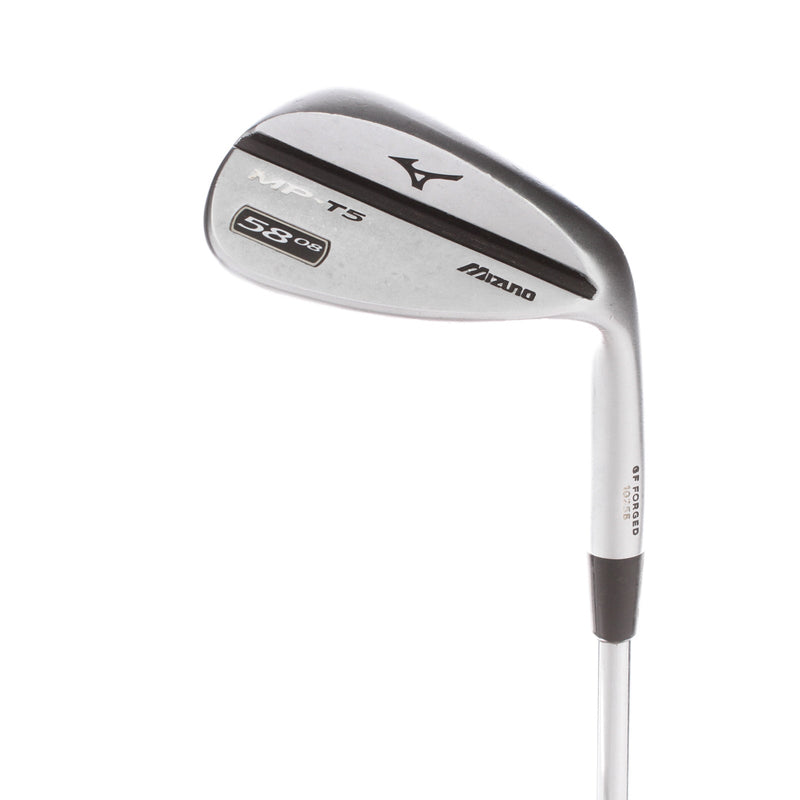 Mizuno MP-T5 Steel Mens Right Hand Lob Wedge 58* 8 Bounce Wedge - True Temper Dynamic Gold