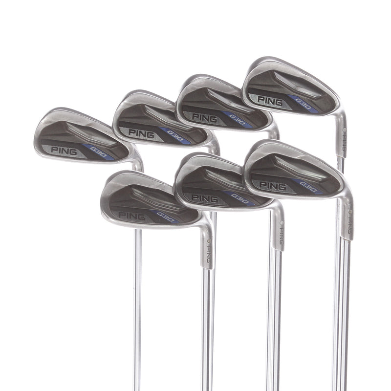 Ping G30 Steel Mens Right Hand Irons 4-PW White Dot Senior - Ping CFS SR