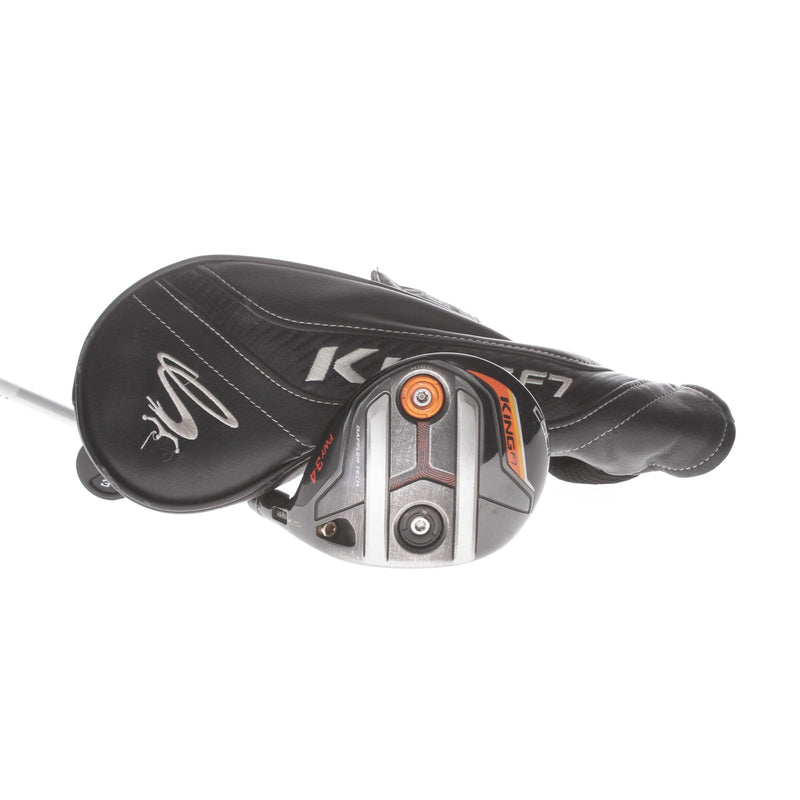 Cobra King F7 Graphite Mens Right Hand Fairway 3 Wood 14.5* Regular - Aldila 70-3.0-X