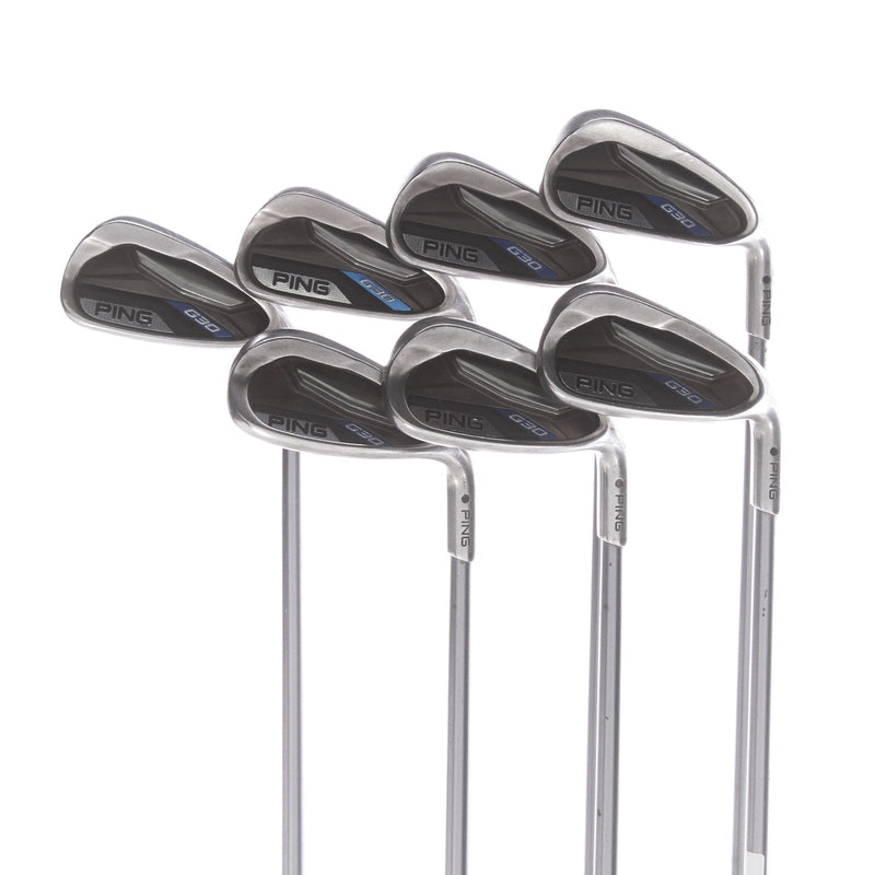 Ping G30 Steel Mens Right Hand Irons 5-SW Black Dot Regular - Ping TFC 419