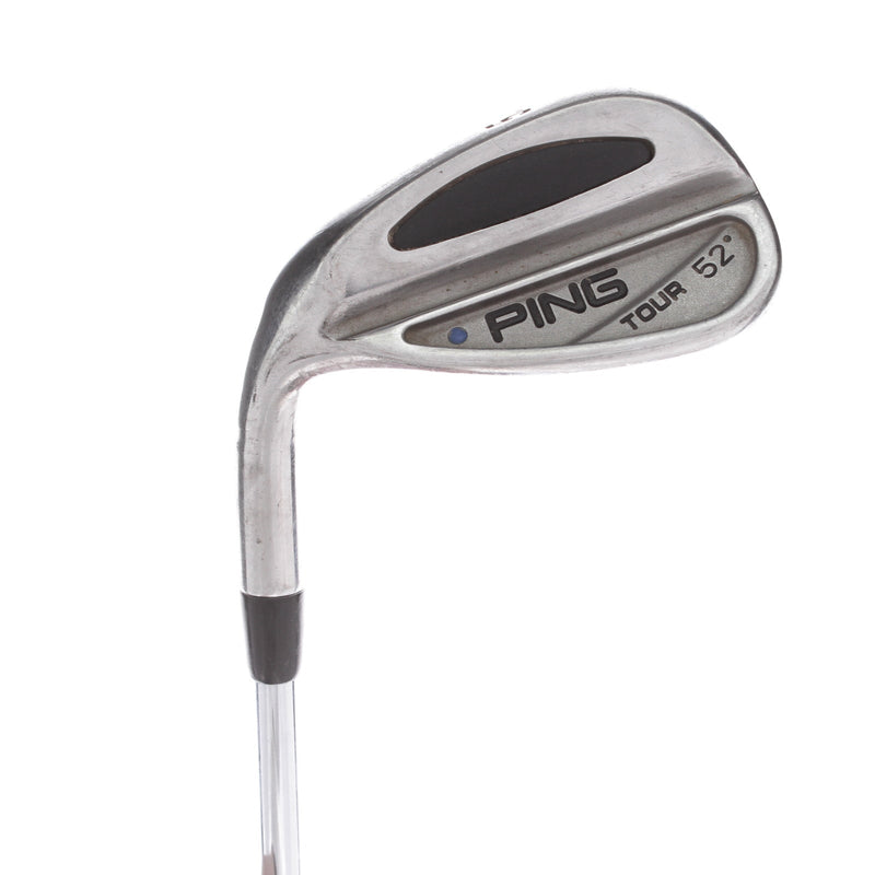 Ping Tour Steel Mens Left Hand Gap Wedge Blue Dot 52* Stiff - True Teper Dynalite Gold S300