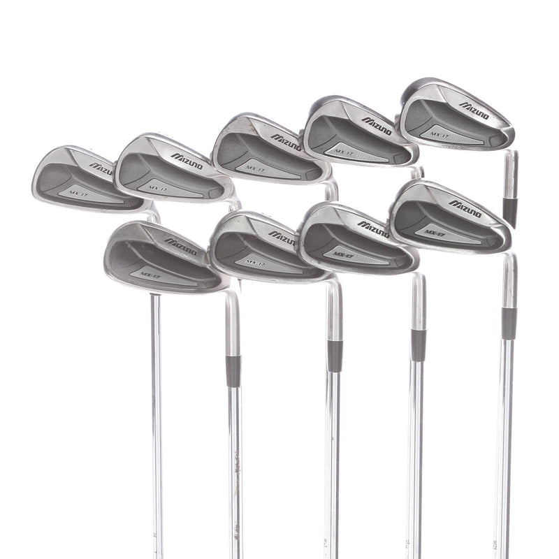 Mizuno MX-17 Steel Mens Right Hand Irons 3-SW Regular - Mizuno True Temper Dynaflex