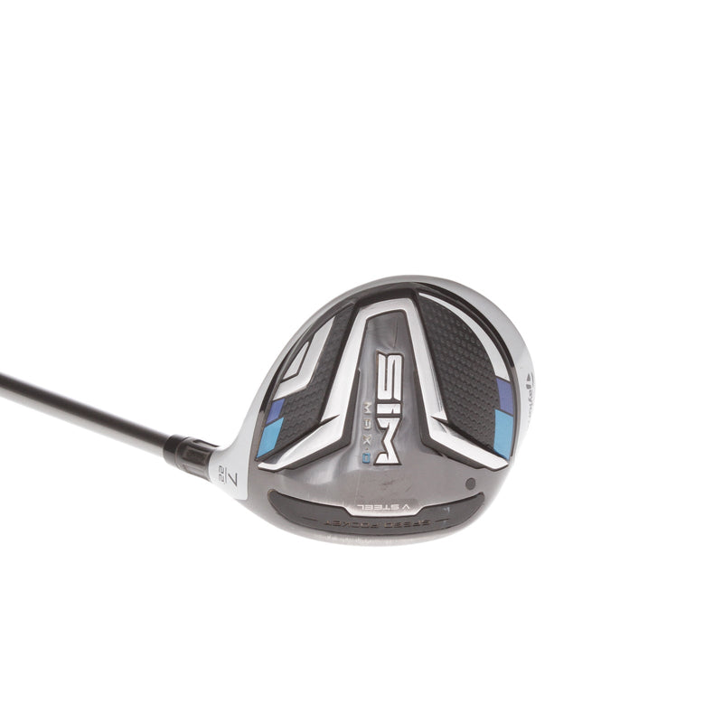 TaylorMade Sim Max D Graphite Mens Right Hand Fairway 7 Wood 22* Regular - UST Mamiya Helium 5f3 FW