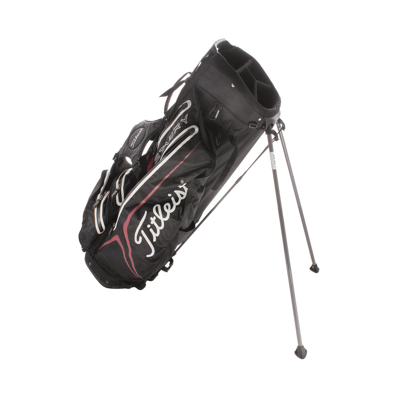 Titleist Stadry Stand Bag - Black/White/Red