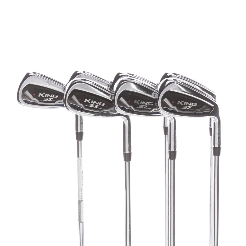 Cobra King Speedzone One Length Steel Mens Right Hand Irons 5-GW Regular - KBS Tour