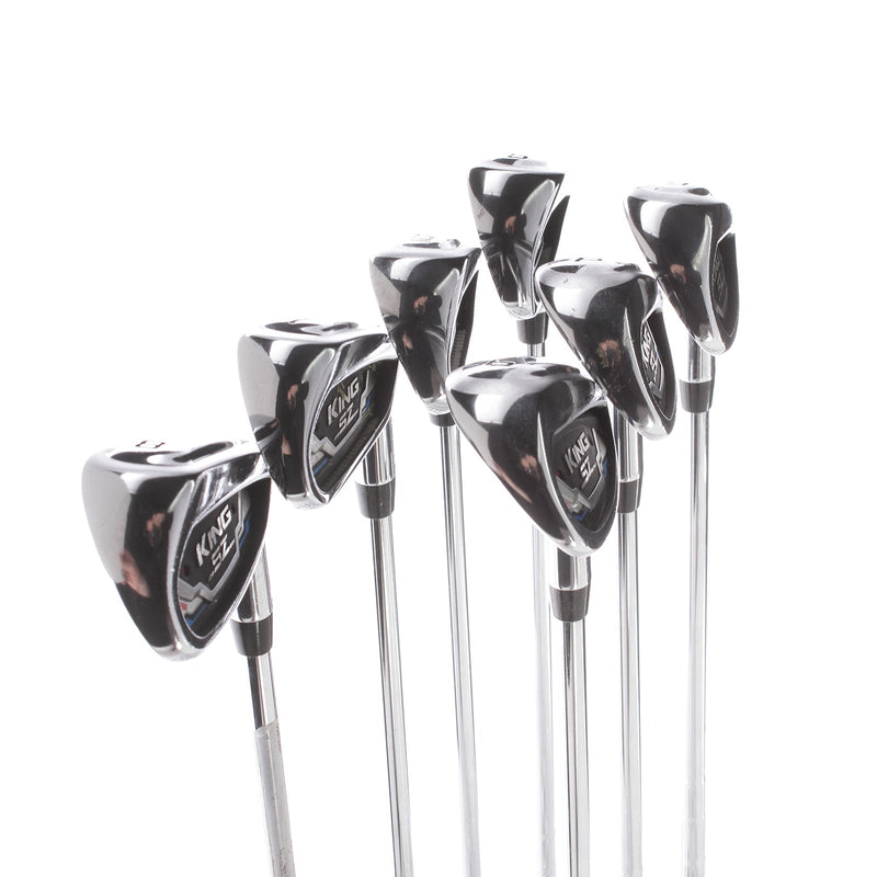 Cobra King Speedzone One Length Steel Mens Right Hand Irons 5-GW Regular - KBS Tour