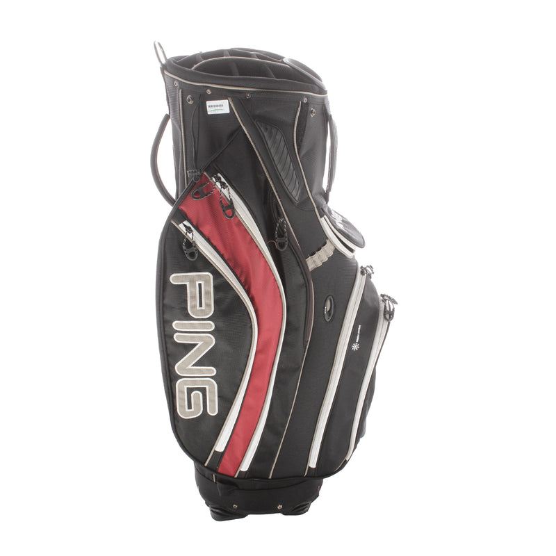 Ping Cart Bag - Black/Red/White