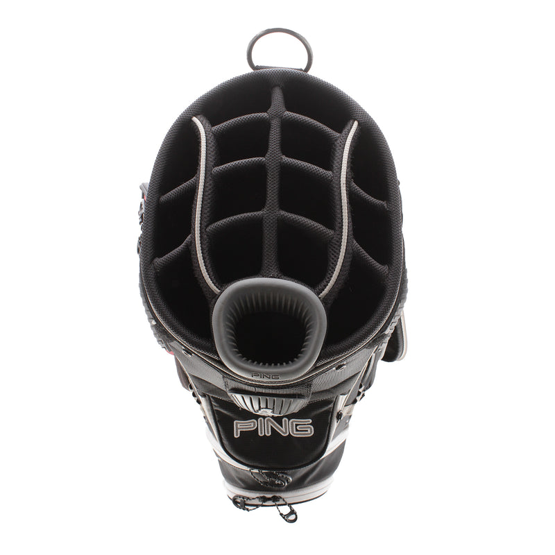 Ping Cart Bag - Black/Red/White