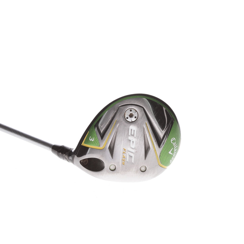 Callaway Epic Flash Graphite Mens Right Hand Fairway 3 Wood 15* Regular - Project X Evenflow 65g 5.5