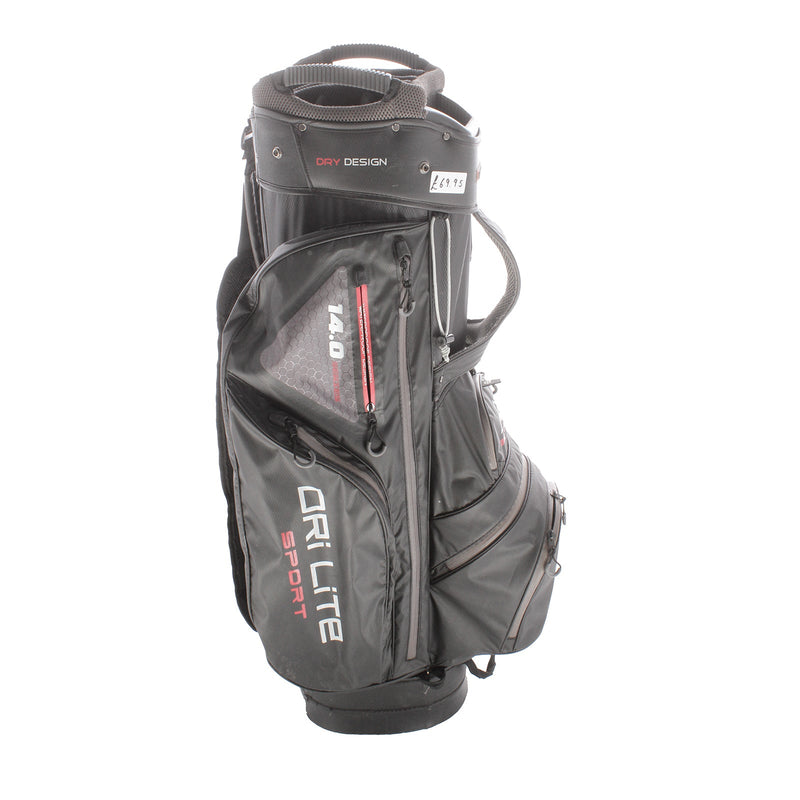 Big Max Dri Lite Sport 14.0 Cart Bag - Black/Red