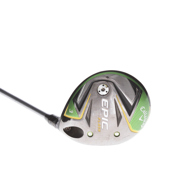 Callaway Epic Flash Graphite Mens Right Hand Fairway 3 Wood -2" 15* Regular - Project X Even Flow Green 5.5 65g R