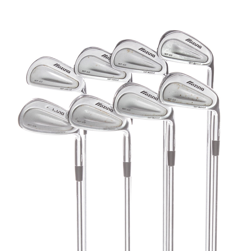 Mizuno MP-60 Steel Mens Right Hand Irons 3-PW Stiff - Mizuno N.S. Pro 950GH