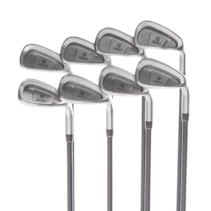 TaylorMade 360 Series Graphite Mens Right Hand Irons 4-SW Regular - TaylorMade Lite R-80