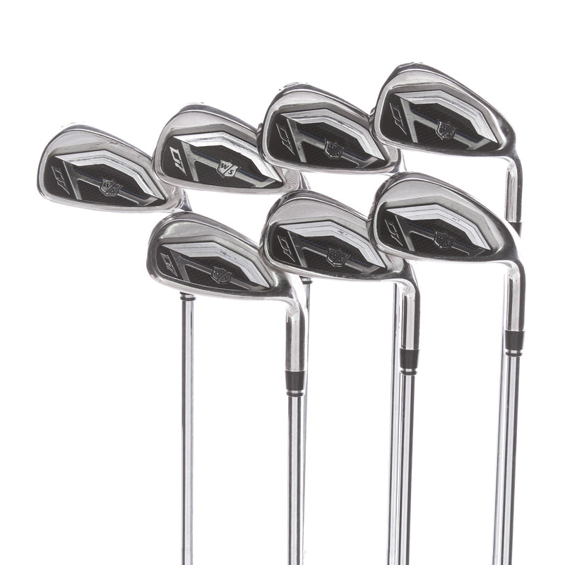 Wilson D7 Steel Mens Right Hand Irons 5-SW Regular - KBS Tour 80