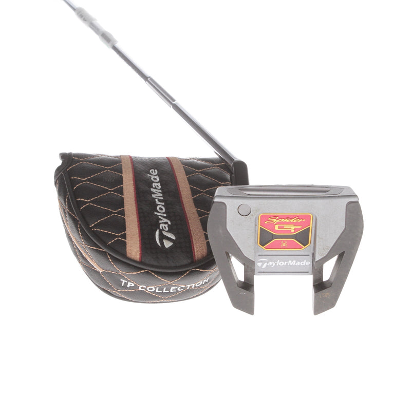 TaylorMade Spider GT Silver Mens Left Hand Putter 34" - SuperStroke Pistol GTR 1.0