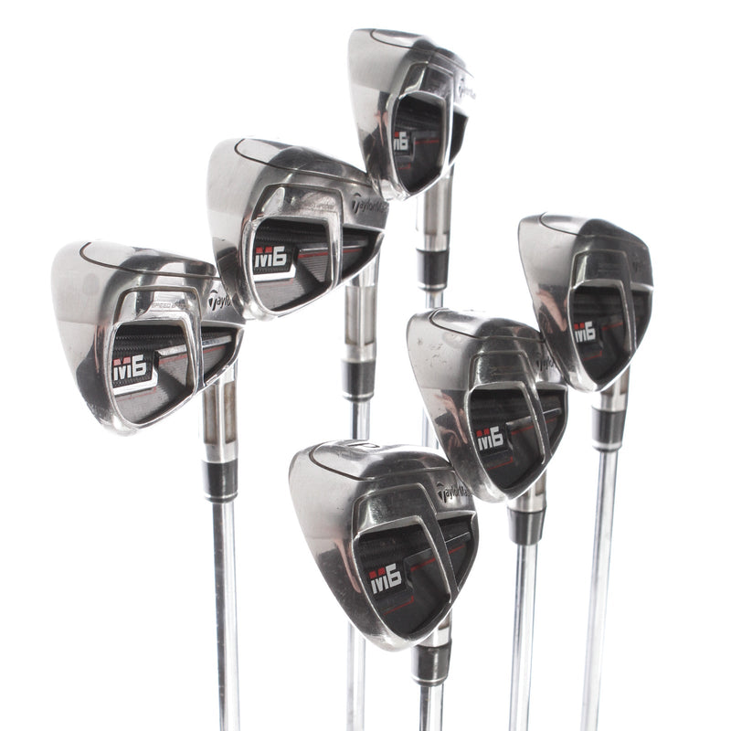 TaylorMade M6 Steel Mens Right Hand Irons 5-PW Regular - KBS Max