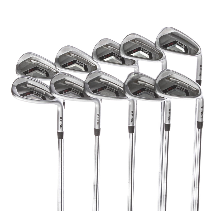 Ping I25 Steel Mens Right Hand Irons 4-LW Black Dot Stiff - Ping CFS