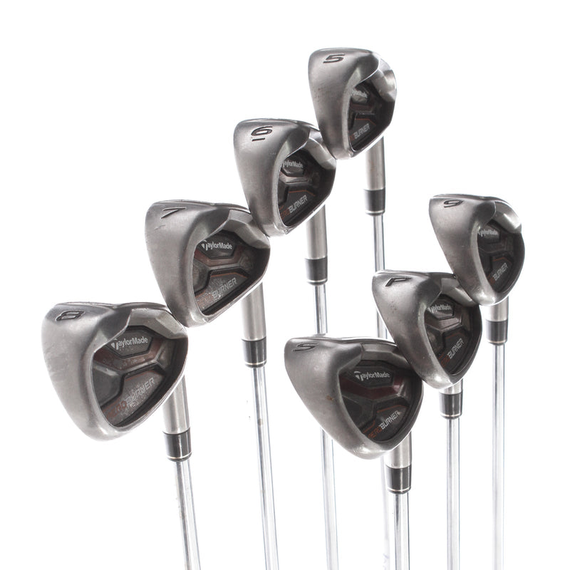 TaylorMade Aeroburner Steel Mens Right Hand Irons 5-SW Regular - TaylorMade REAX 88