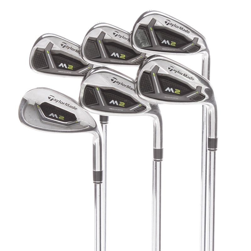 TaylorMade M2 2017 Steel Mens Right Hand Irons 5-SW Regular - TaylorMade REAX 88