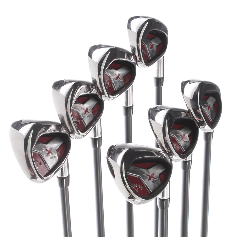 Callaway X Series 418 Steel Mens Right Hand Irons 5-SW Regular - Project X 5.5