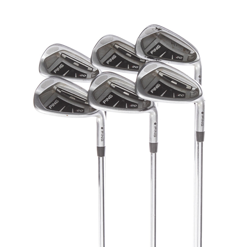 Ping i20 Steel Mens Right Hand Irons 5-PW Black Dot Regular - Ping CFS R